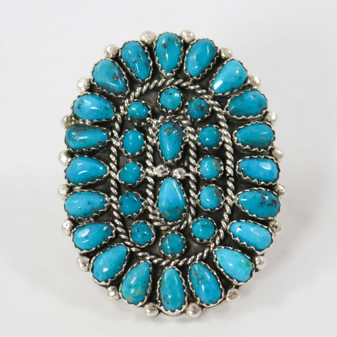 Kingman Turquoise Ring by Fannie Begay - Garland's