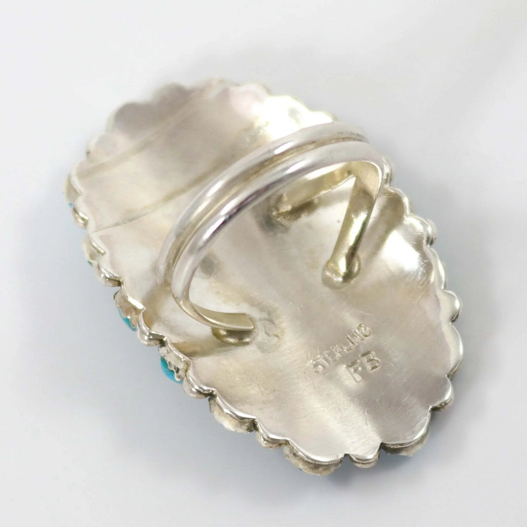 Kingman Turquoise Ring by Fannie Begay - Garland's