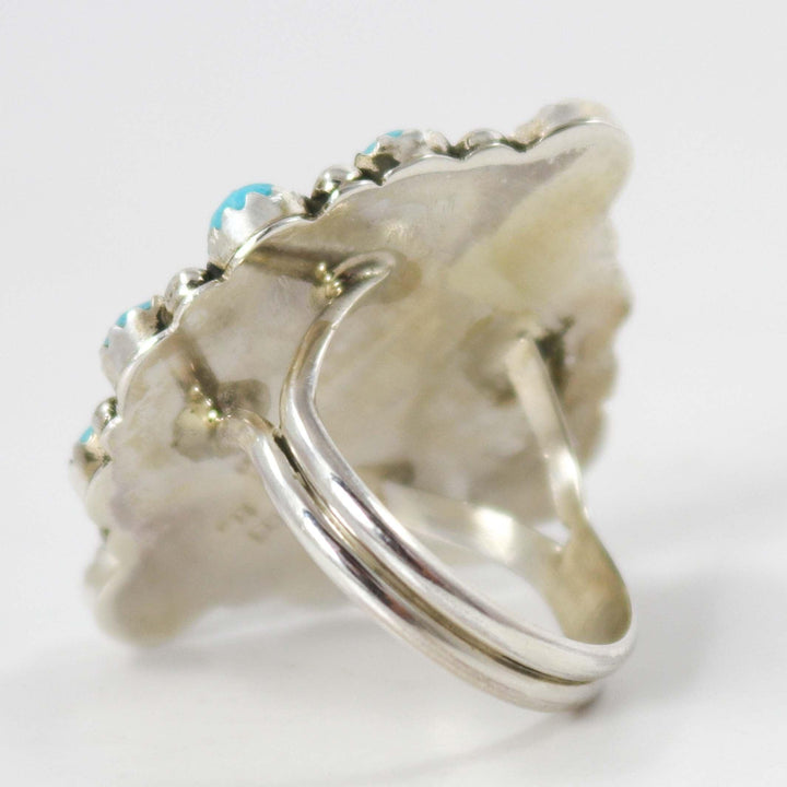 Kingman Turquoise Ring by Fannie Begay - Garland's