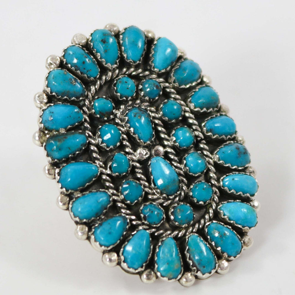 Kingman Turquoise Ring by Fannie Begay - Garland's