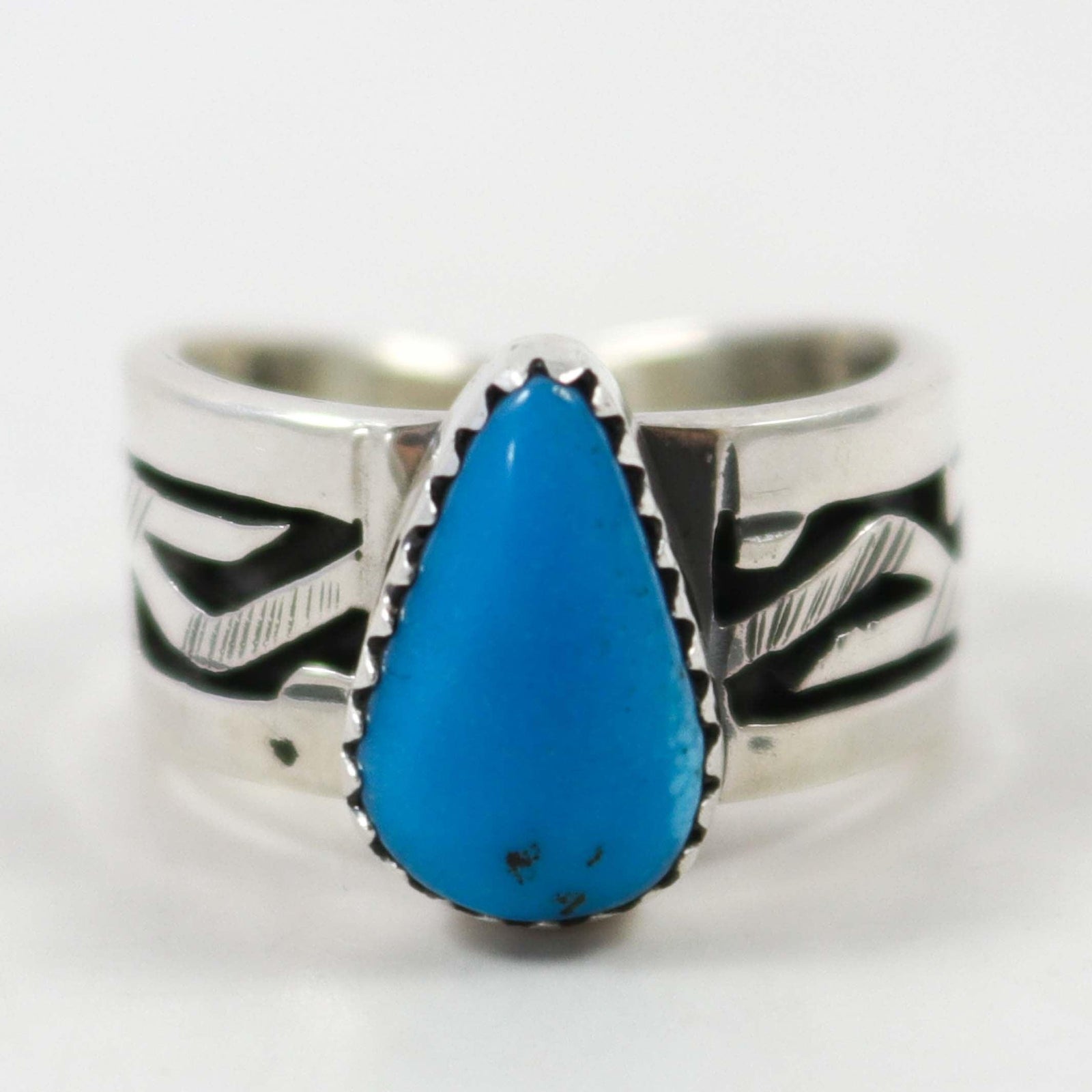 Kingman Turquoise Ring by Peter Nelson - Garland's