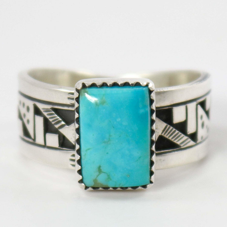 Kingman Turquoise Ring by Peter Nelson - Garland's