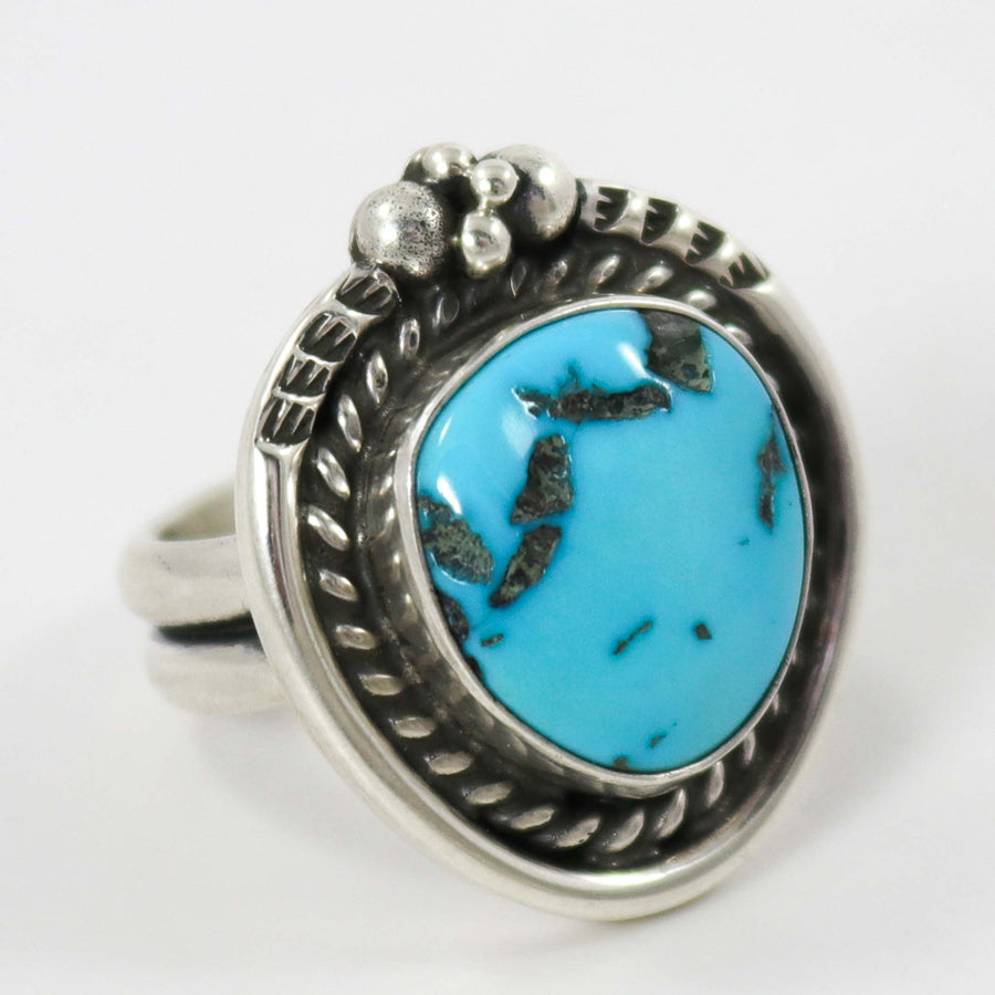 Kingman Turquoise Ring by Peter Nelson - Garland's