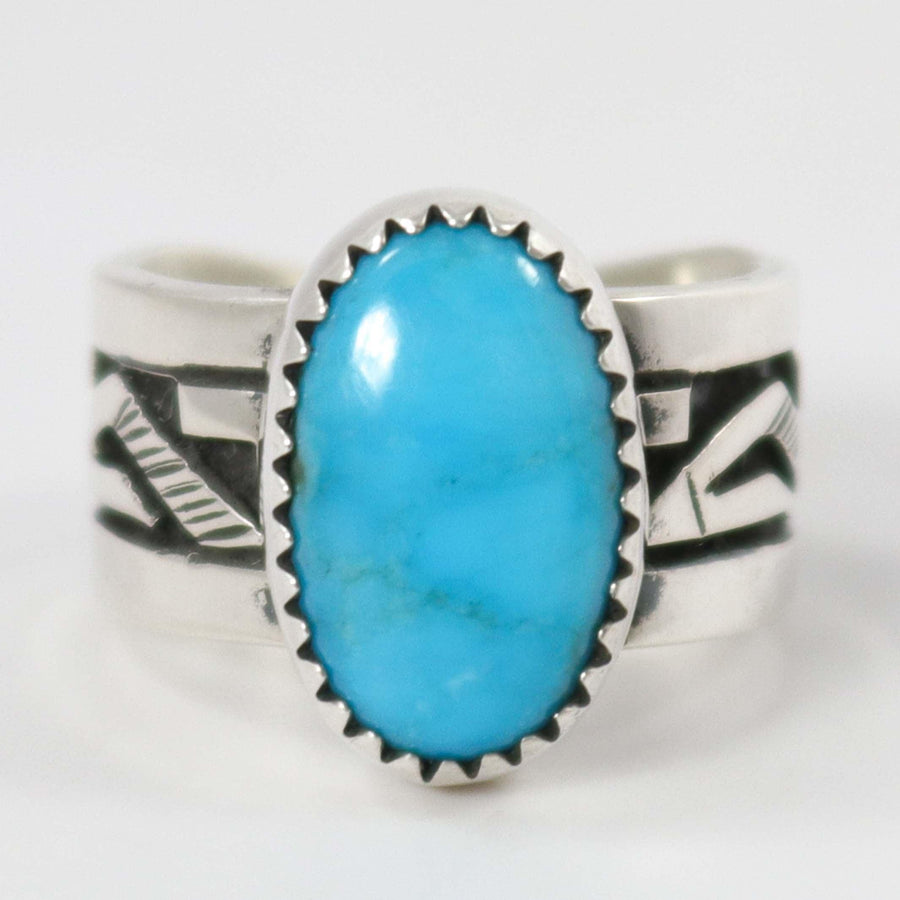 Kingman Turquoise Ring by Peter Nelson - Garland's
