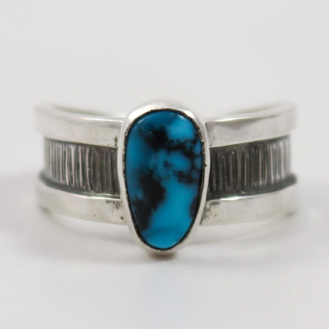 Kingman Turquoise Ring by Peter Nelson - Garland's
