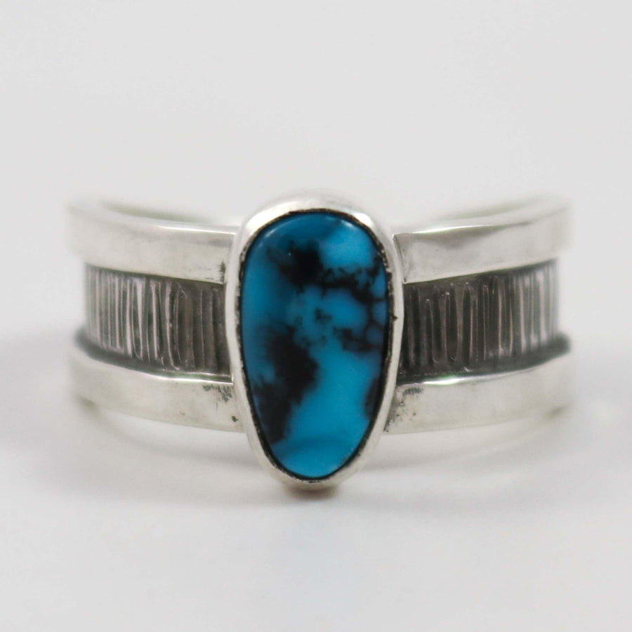 Kingman Turquoise Ring by Peter Nelson - Garland's