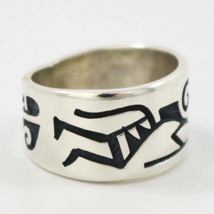 Kokopelli Ring by Ruben Saufkie - Garland's