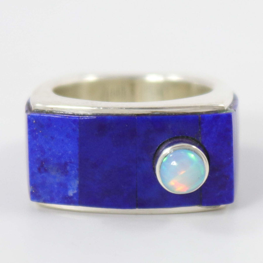 Lapis and Opal Ring by Noah Pfeffer - Garland's