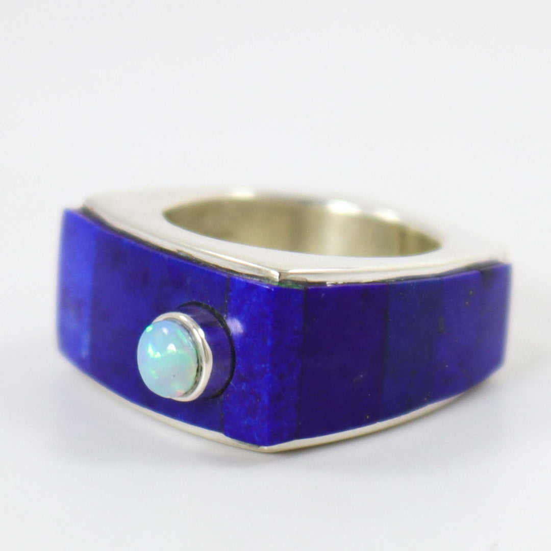 Lapis and Opal Ring by Noah Pfeffer - Garland's