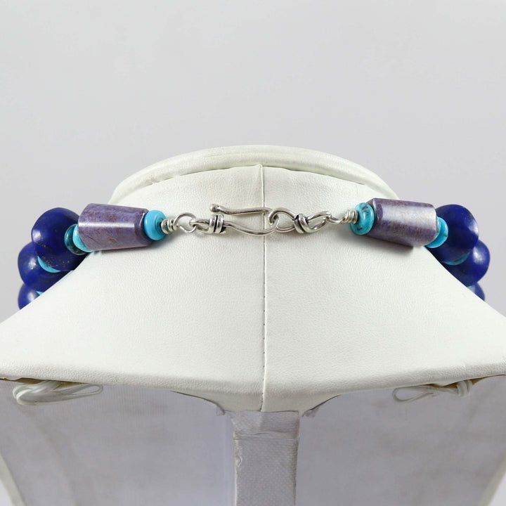 Lapis and Turquoise Necklace by Bruce Eckhardt - Garland's