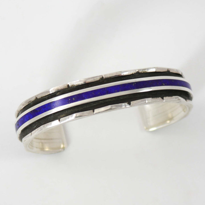 Lapis Inlay Cuff by Larry Loretto - Garland's