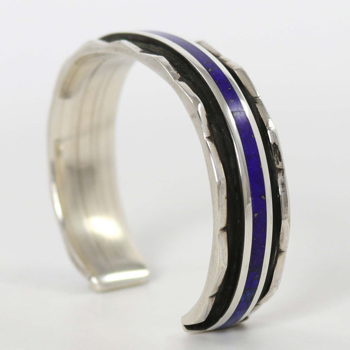Lapis Inlay Cuff by Larry Loretto - Garland's