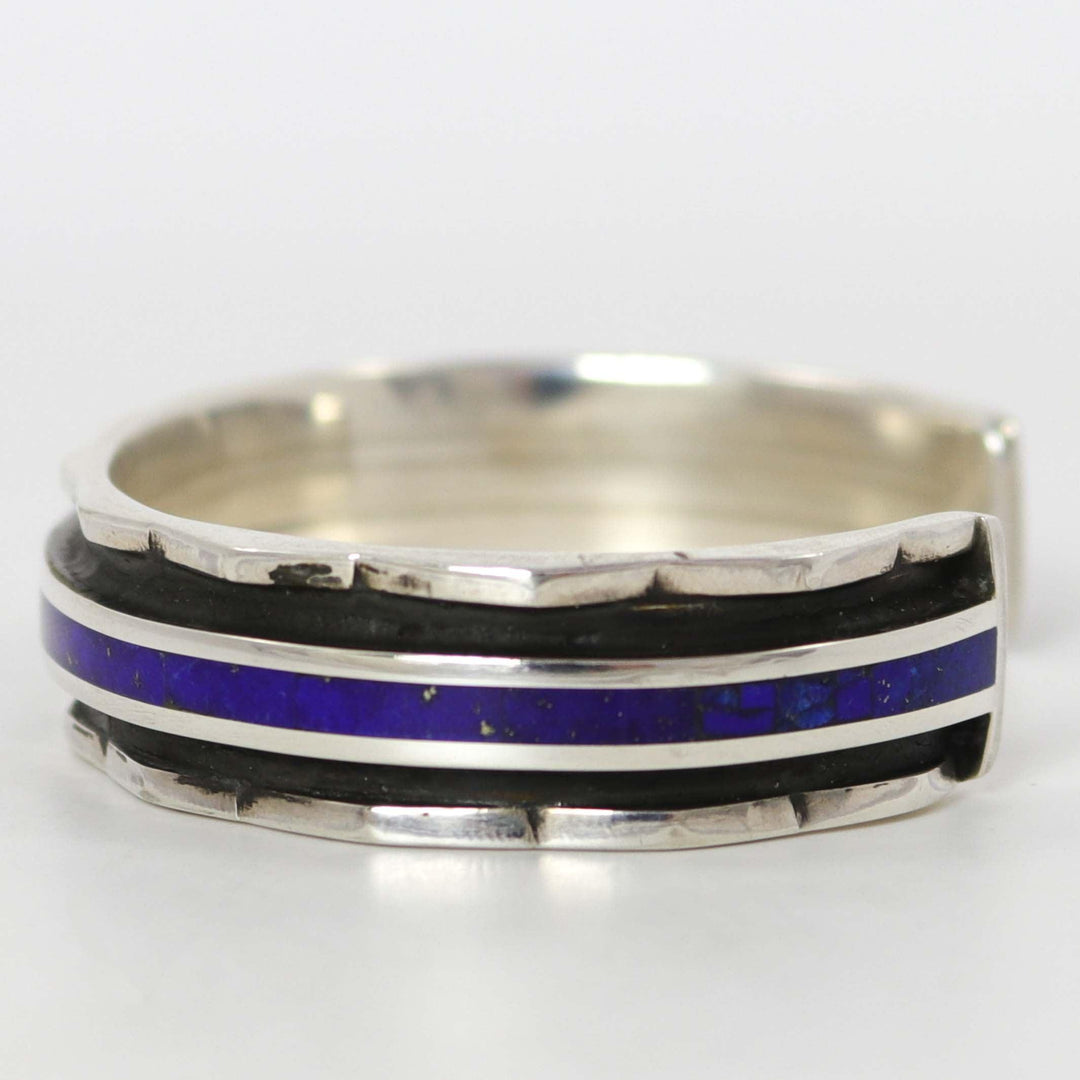 Lapis Inlay Cuff by Larry Loretto - Garland's