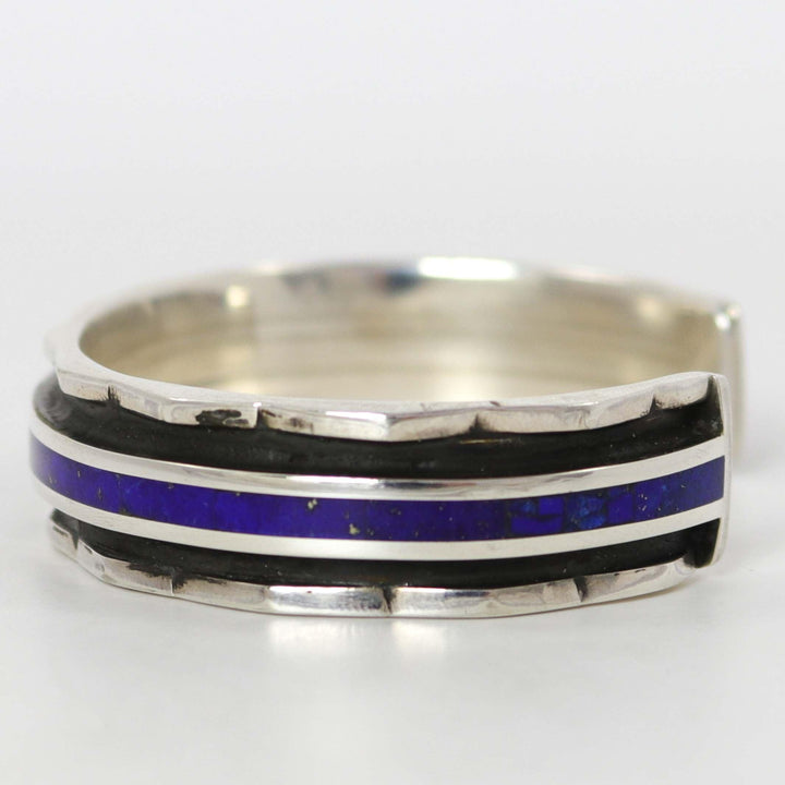 Lapis Inlay Cuff by Larry Loretto - Garland's