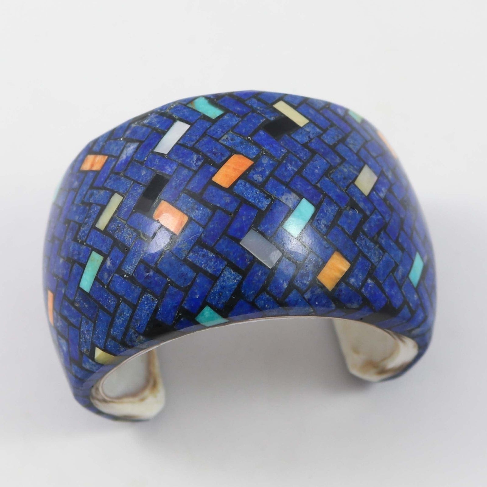 Lapis Shell Cuff by Joe and Angie Reano - Garland's