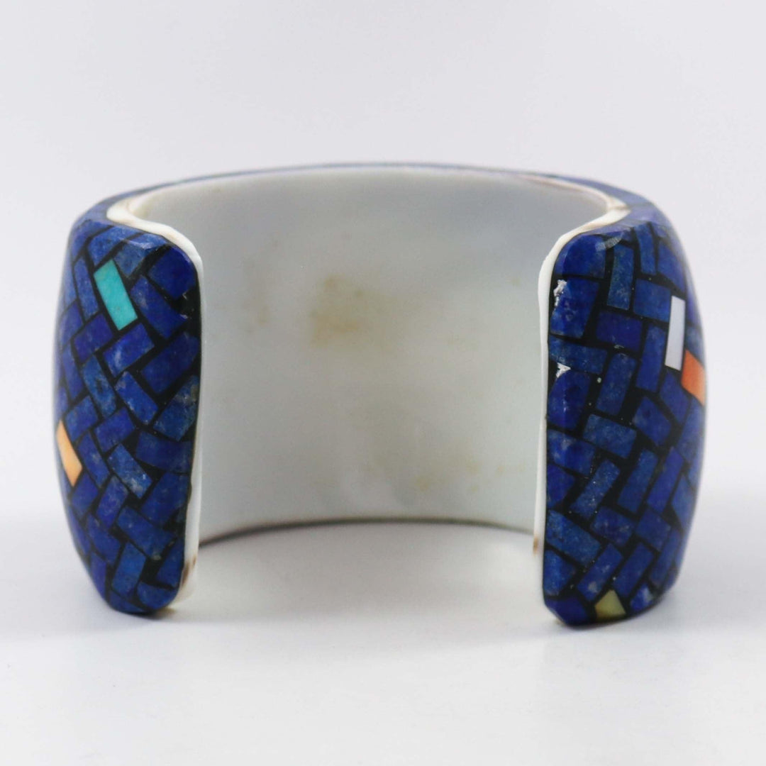 Lapis Shell Cuff by Joe and Angie Reano - Garland's