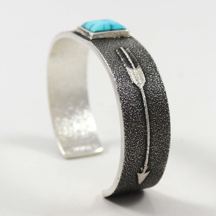Lone Mountain Turquoise Cuff by Darryl Dean Begay - Garland's