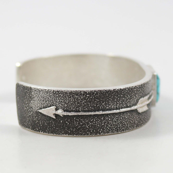 Lone Mountain Turquoise Cuff by Darryl Dean Begay - Garland's
