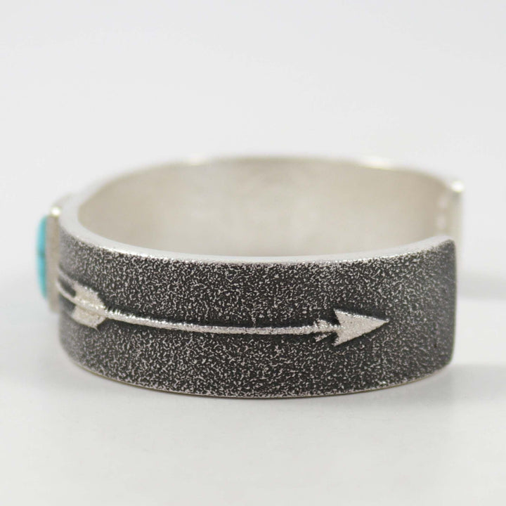 Lone Mountain Turquoise Cuff by Darryl Dean Begay - Garland's