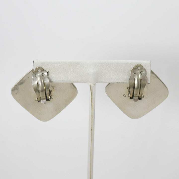 Mayan Clip Earrings by Consuelo Campos - Garland's