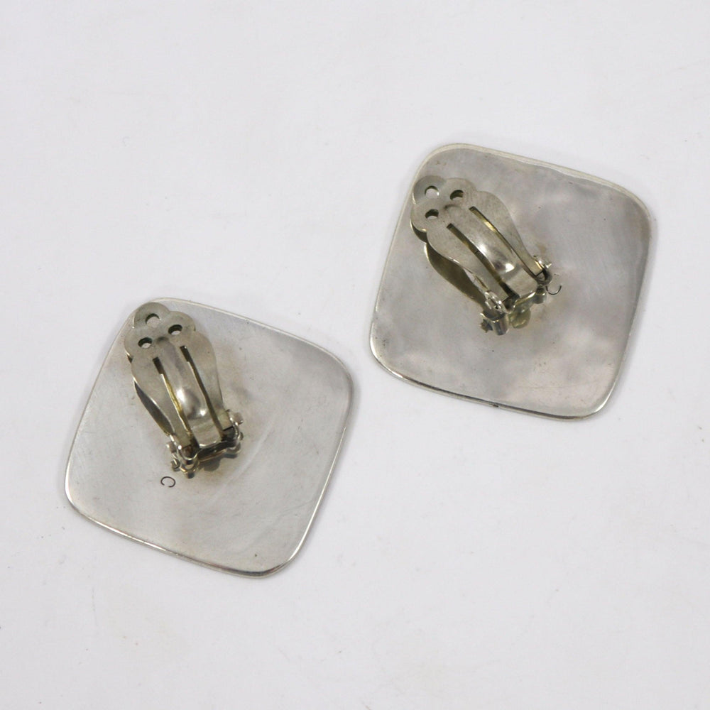 Mayan Clip Earrings by Consuelo Campos - Garland's
