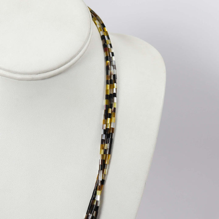 Mother of Pearl Bead Necklace by Nick and Me-Wee Rosetta - Garland's
