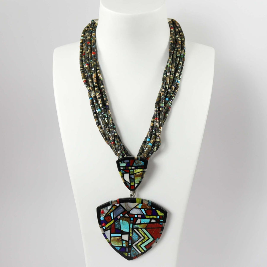 Multi-Stone Bead Necklace by Chris Nieto - Garland's