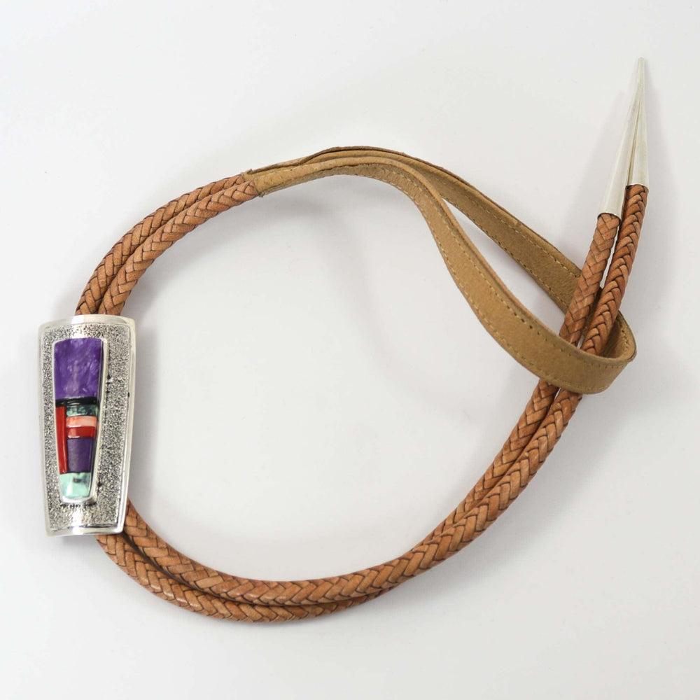 Multi-Stone Bola Tie by Edison Cummings - Garland's