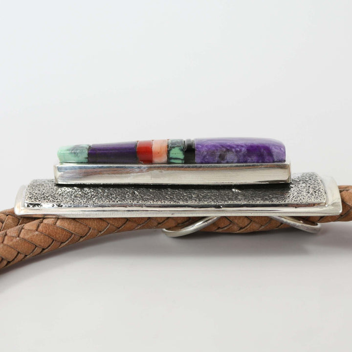 Multi-Stone Bola Tie by Edison Cummings - Garland's