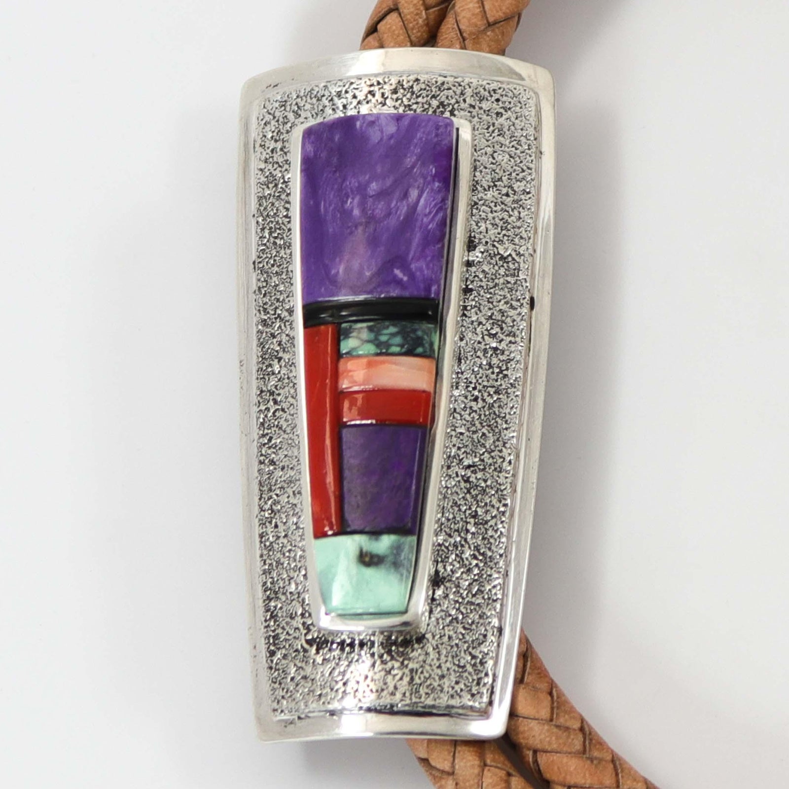 Multi-Stone Bola Tie by Edison Cummings - Garland's