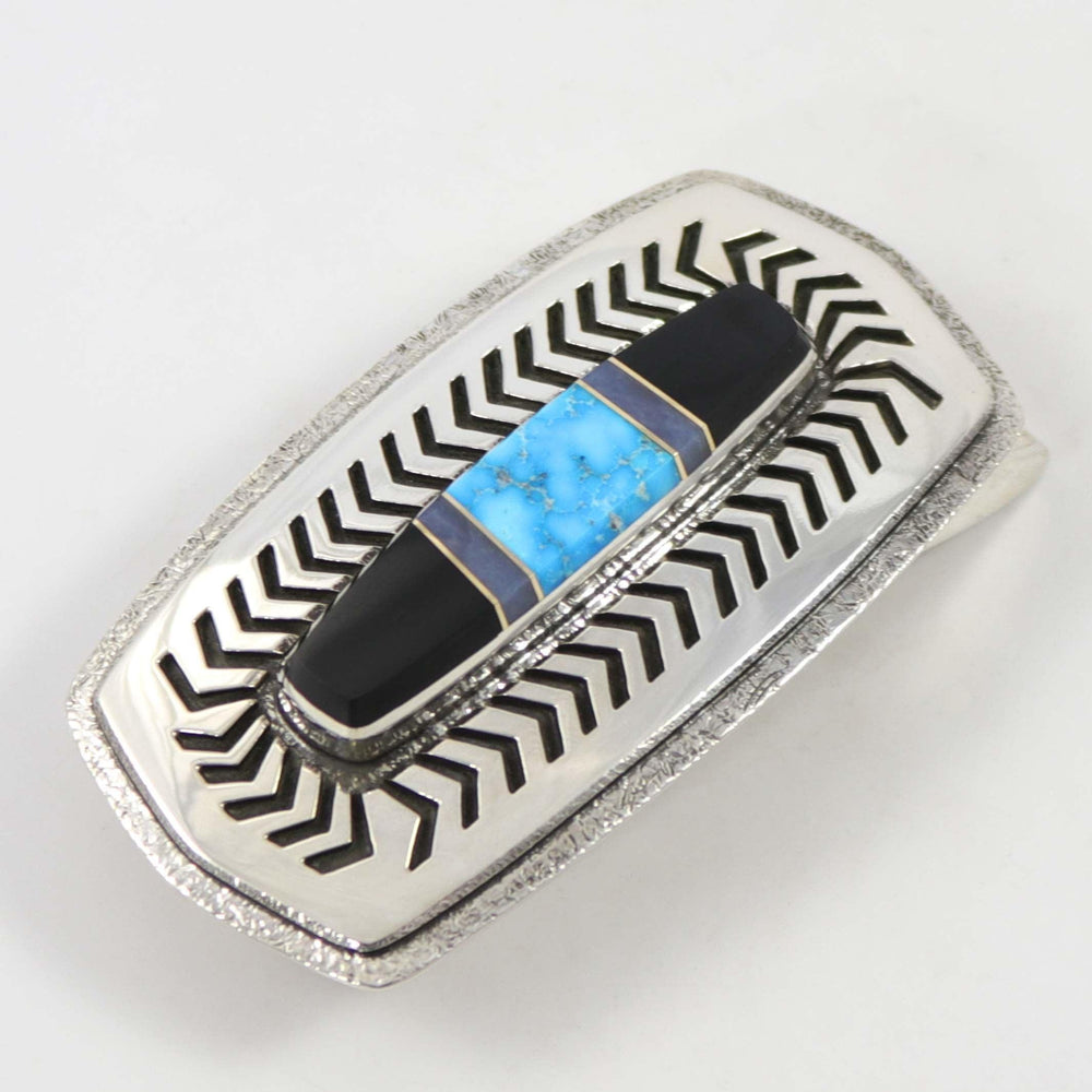 Multi-Stone Buckle by Duane Maktima - Garland's