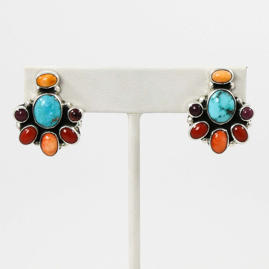 Multi-Stone Earrings by Clarissa and Vernon Hale - Garland's
