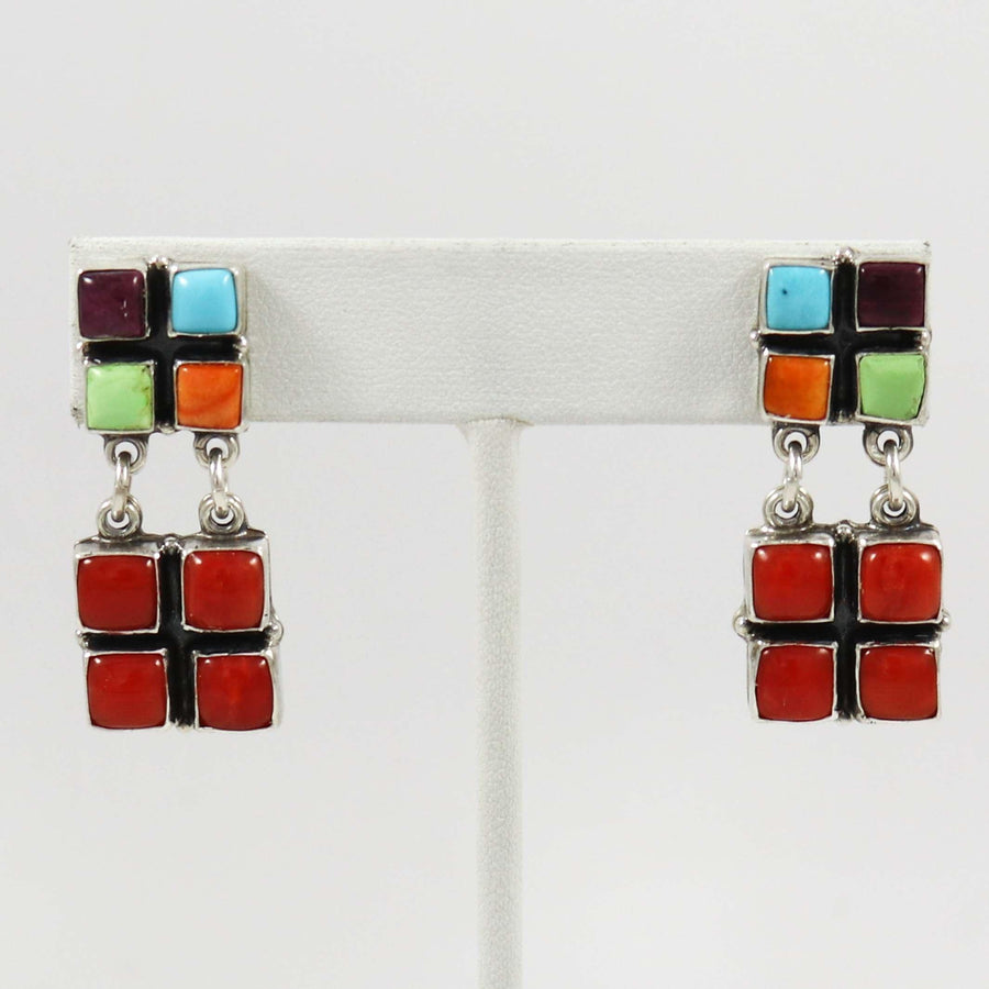 Multi-Stone Earrings by Don Lucas - Garland's