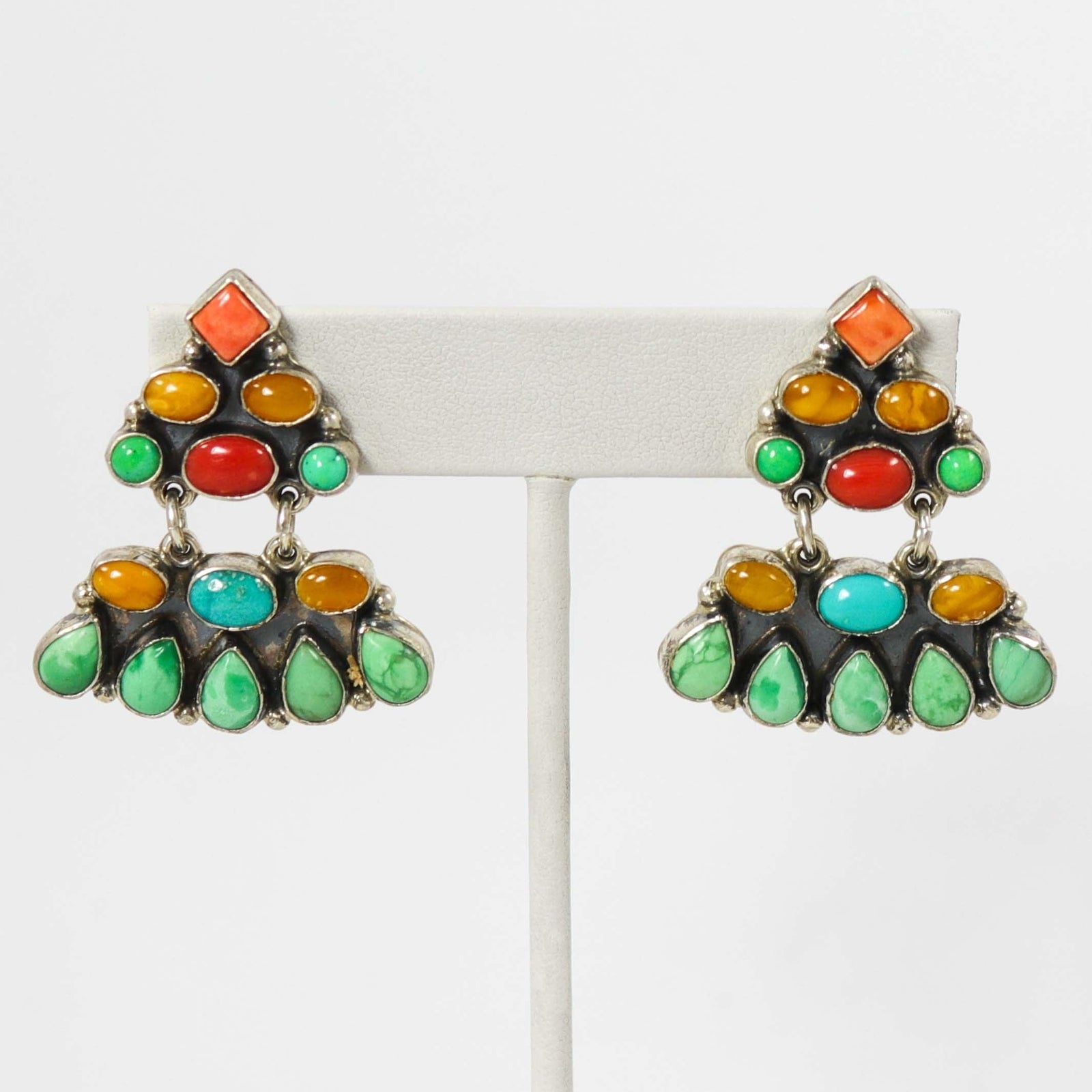 Multi-Stone Earrings by Don Lucas - Garland's