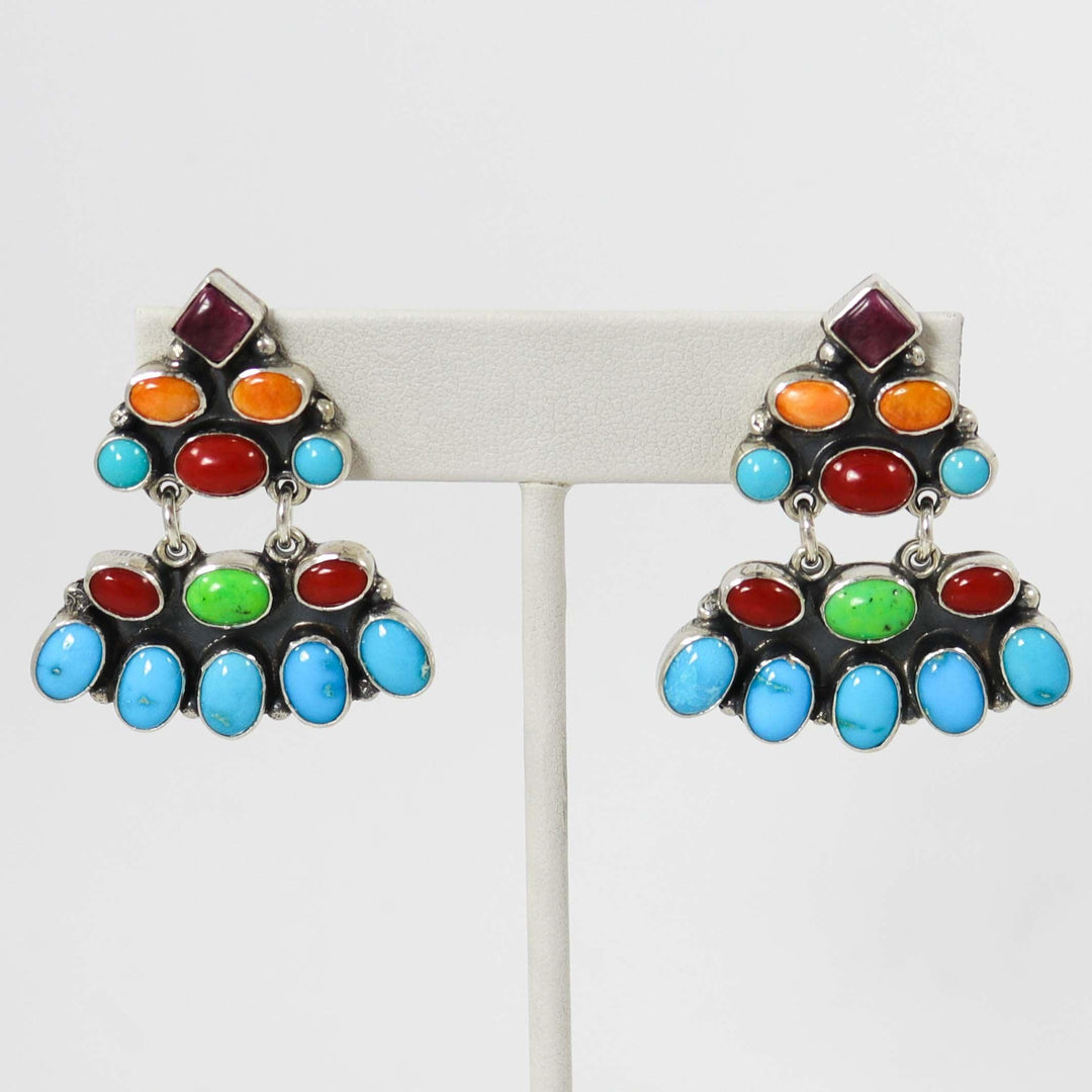 Multi-Stone Earrings by Don Lucas - Garland's