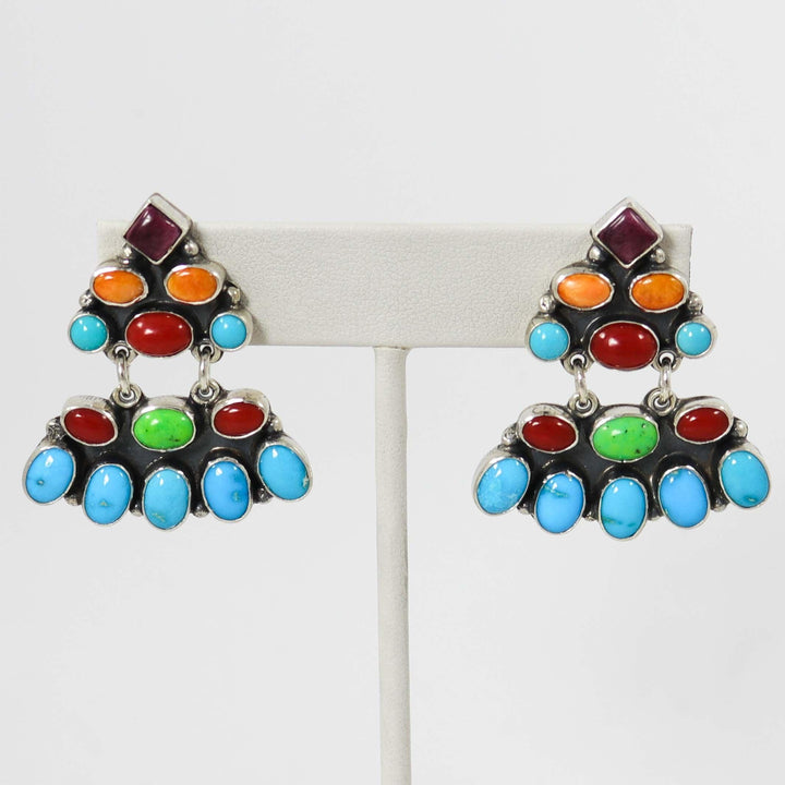 Multi-Stone Earrings by Don Lucas - Garland's