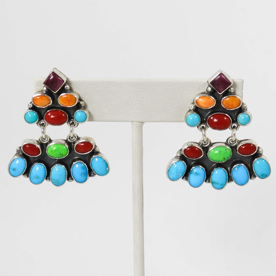 Multi-Stone Earrings by Don Lucas - Garland's
