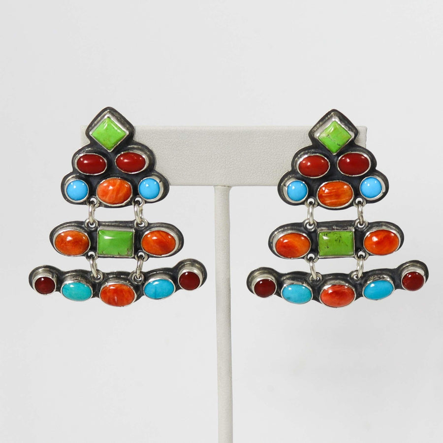 Multi-Stone Earrings by Don Lucas - Garland's