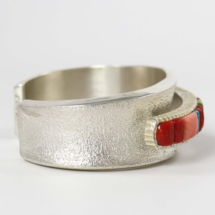 Multi-Stone Inlay Cuff by Alvin Yellowhorse - Garland's