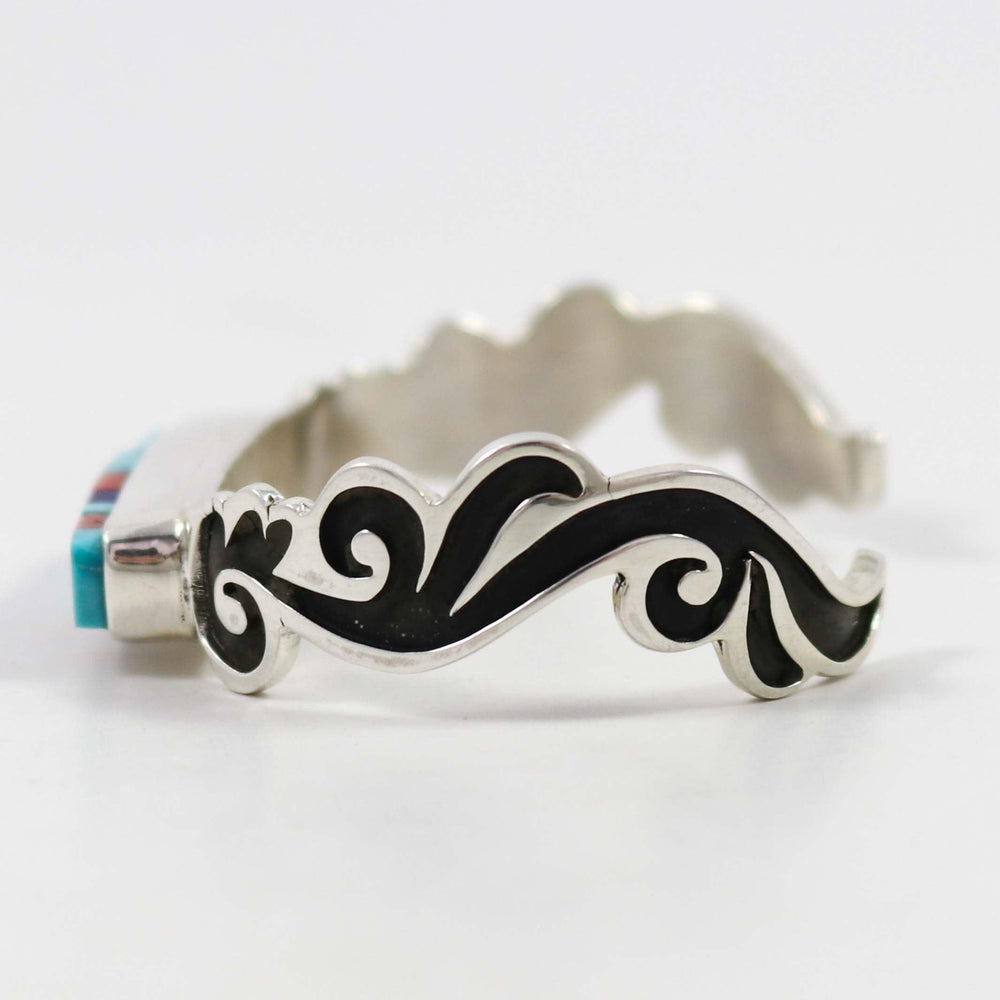 Multi-Stone Inlay Cuff by Beverly Begay - Garland's