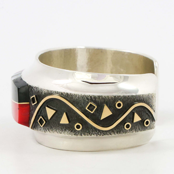 Multi-Stone Inlay Cuff by Duane Maktima - Garland's