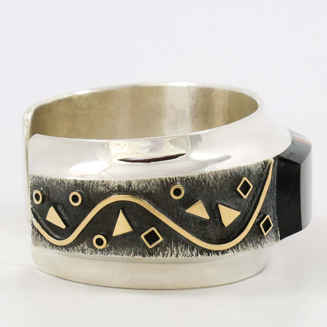 Multi-Stone Inlay Cuff by Duane Maktima - Garland's