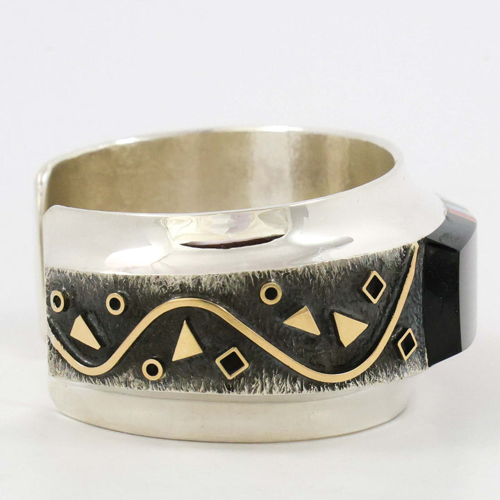 Multi-Stone Inlay Cuff by Duane Maktima - Garland's