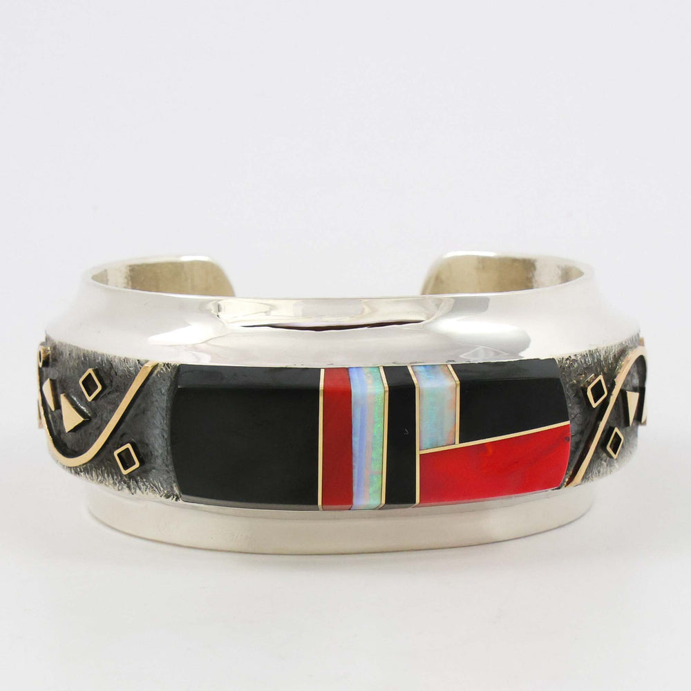Multi-Stone Inlay Cuff by Duane Maktima - Garland's