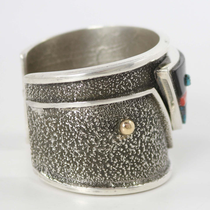 Multi-Stone Inlay Cuff by Edison Cummings - Garland's