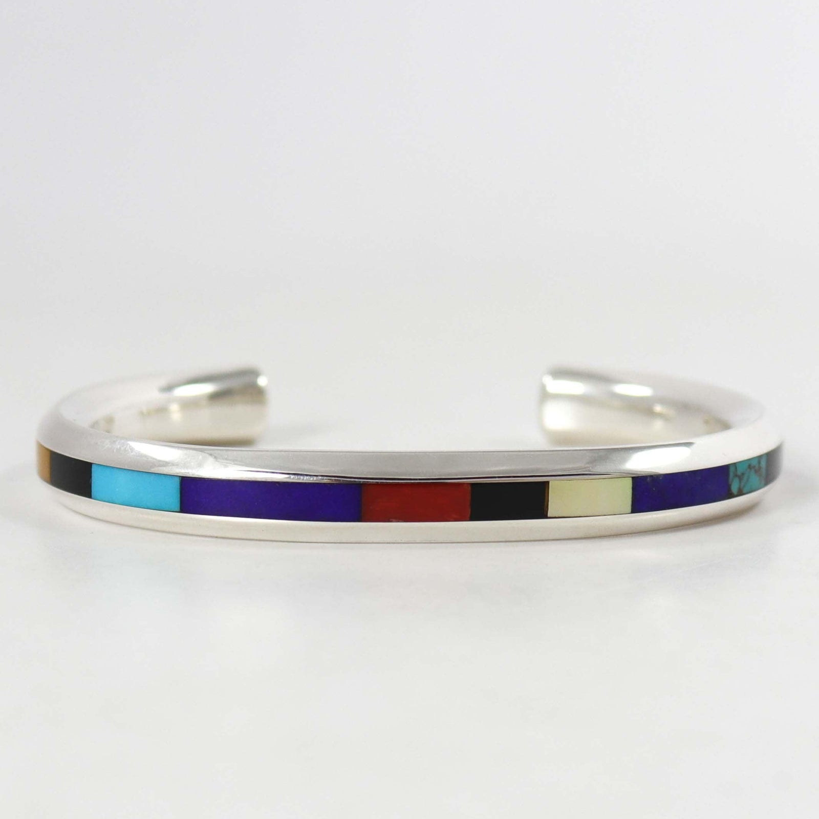 Multi-Stone Inlay Cuff by Troy Natachu - Garland's
