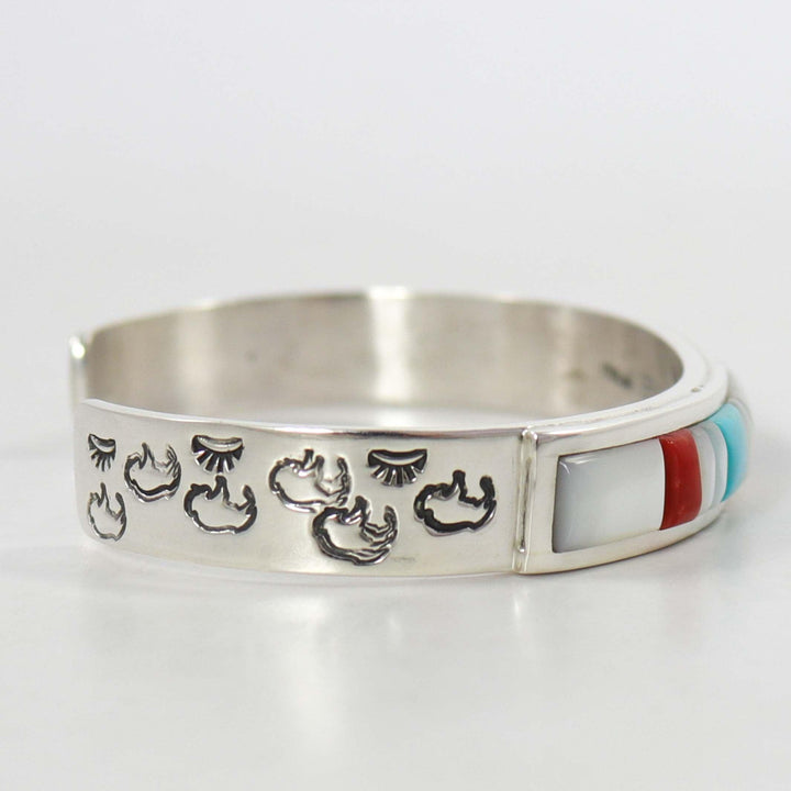 Multi-Stone Inlay Cuff by Veronica Benally - Garland's