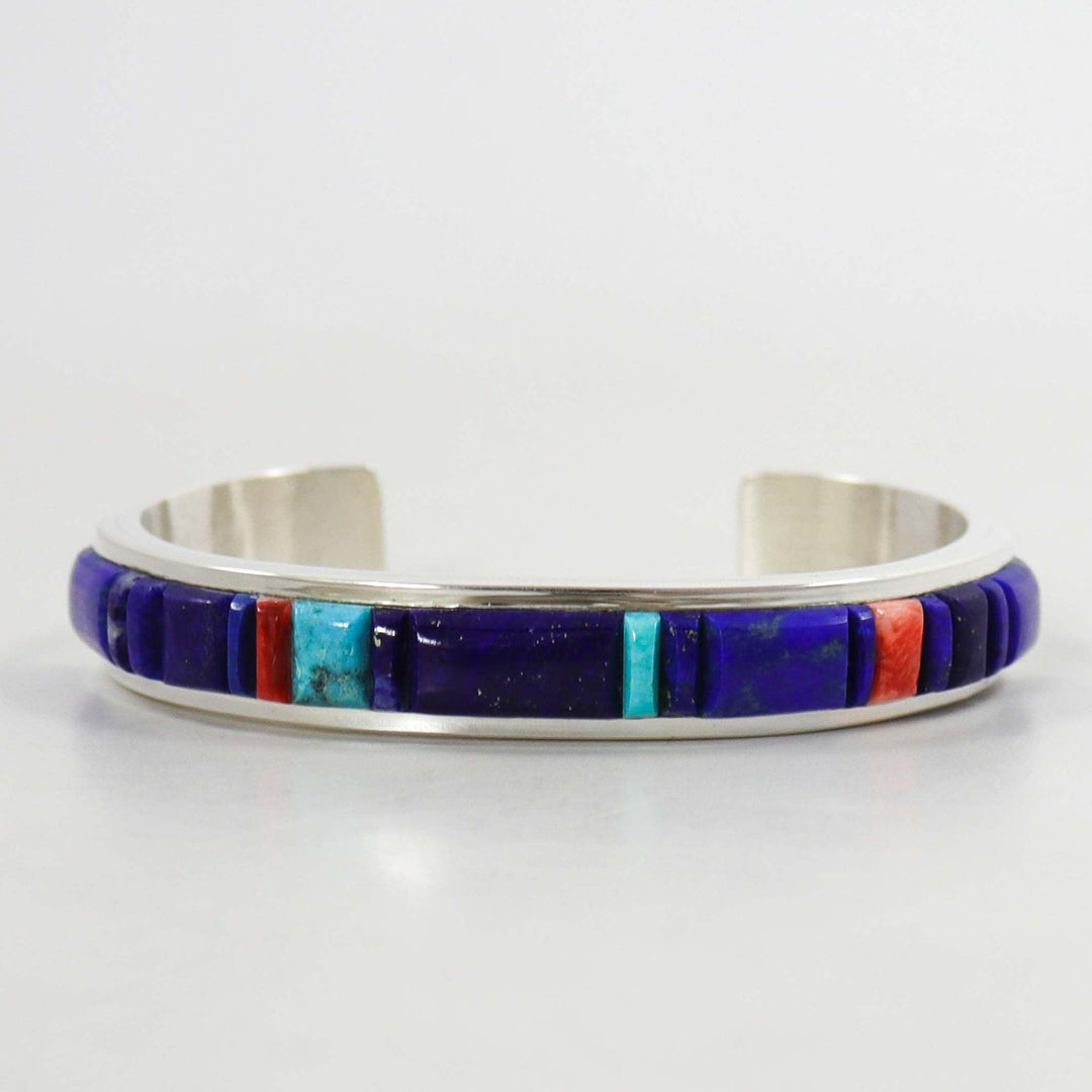 Multi-Stone Inlay Cuff by Veronica Benally - Garland's