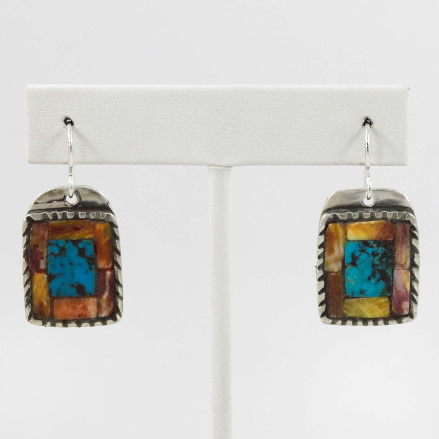 Multi-Stone Inlay Earrings by Charlie Favour - Garland's