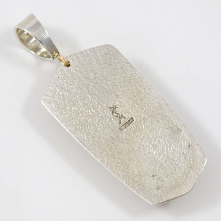 Multi-Stone Inlay Pendant by Duane Maktima - Garland's